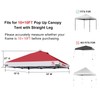 10x10 Pop Up Canopy Replacement Top Cover, Christmas Decoration(TOP ONLY)