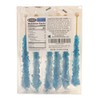 Extra Large Rock Candy Sticks: 6 Blue Raspberry Lollipop -