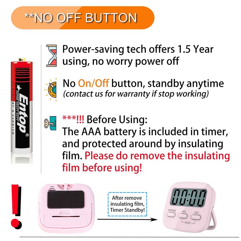 Kitchen Timer, 2 Pack Digital Kitchen Timers [ 2020 Version