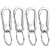 WIVBRNK 4 Pack Keychain, Metal Key Chain, Sturdy Key Ring,