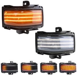 autboom Switchback Side Mirror Marker Turn Signal & Running Light Replacement for 2008-2016 F250 F350 F450 F550 Super Duty DRL Turn signal Lamp accessories