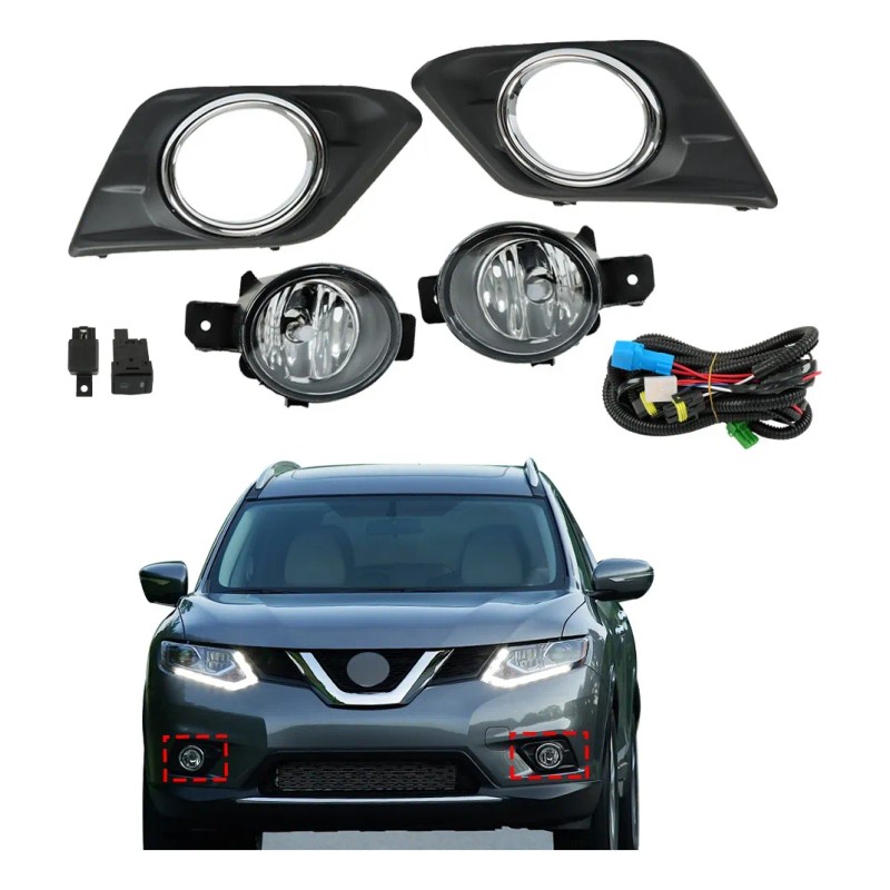 Luces Antiniebla De Repuesto Para Nissan Rogue 2014-2016