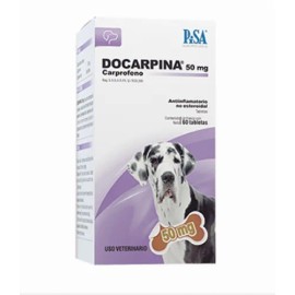 Docarpina 50 Mg Carprofeno 60 Tabletas