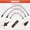 X AUTOHAUX Car Spark Plug Coil Wires Ignition Coil Harness