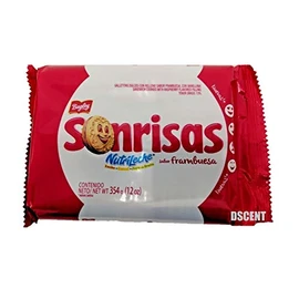 Sonrisas Galletitas Frambuesa 3 X 118 Gr