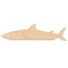 Shark Shaped Wooden Ruler