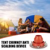 Tent Stove Jack Kit, Heat Resistant Tent Roof Stove Jack