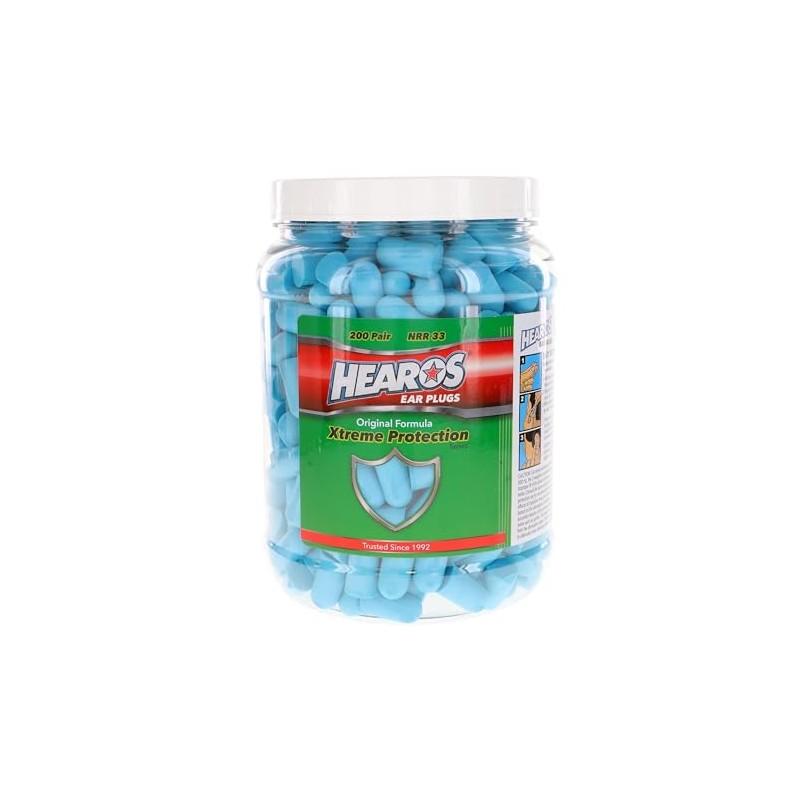 Hearos HEAROS Xtreme Protection Tapones para los oídos de espuma,