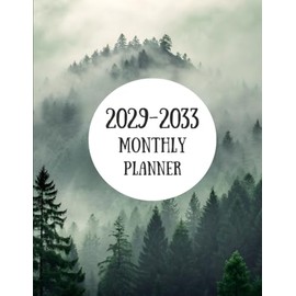 2029-2033 Monthly Planner: 5 Year 60 Months Calendar from January 2029 to December 2033 Agenda Schedule Organizer with holidays