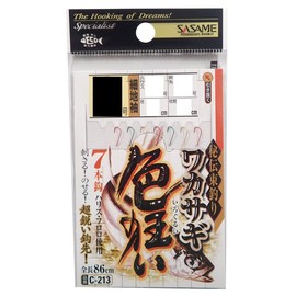 ささめ針(SASAME) ワカサギ色狂い7本鈎 C-213 1.5号