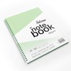 Silvine A4 Green Paper Dyslexia Notebook - Lined with Margin