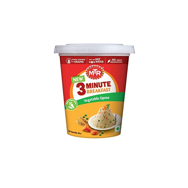 ganaric MTR 3 Minutes Breakfast Cuppa Selection | Khatta Meetha