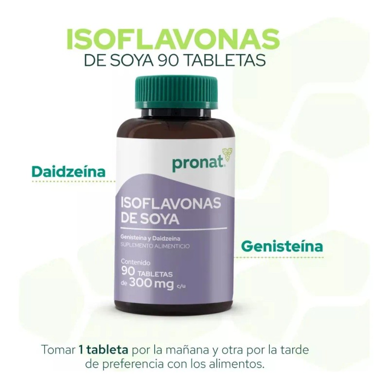 Kit 2 Piezas Isoflavona De Soya (90 Tabs) - Pronat