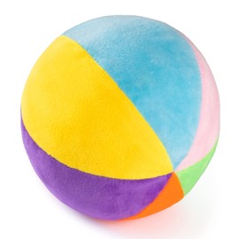 Rainbow Fabric Ball Rattle for Baby & Toddlers - Soft Plush Ball Toy | 0-36 Months
