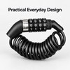 Mini Combination Cable Lock for Bike Helmets – Portable Steel