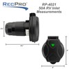 RecPro RV 50 Amp Inlet | RV Power Inlet Receptacle