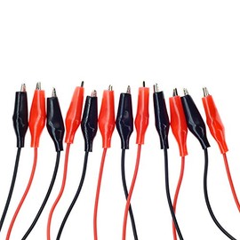 3Pack Alligator Clips with Wires Test Cable