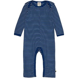 loud + proud Unisex Baby Derby Rib, GOTS Certified Jumpsuit, Ultramarine