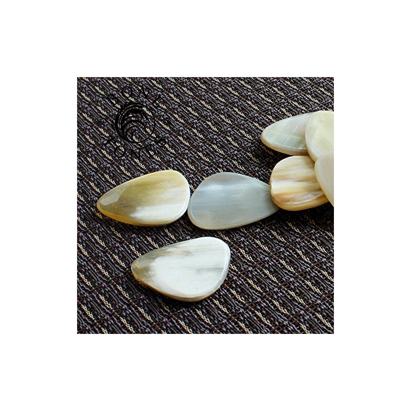 Bone Tones - White Horn - Guitar Pick
