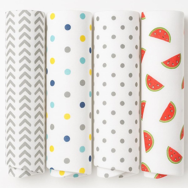 100% Muslin Swaddle Blankets,Baby Swaddling Blankets for New Born, Baby