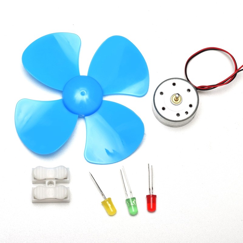 EUDAX DIY DC Power Micro Motor Wind Turbine Electricity Generator