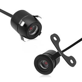 Cámara de respaldo inversa para coche, ángulo de visión amplio de 170 grados, cámara de visión frontallateraltrasera, diseño de doble propósito, 12 V 