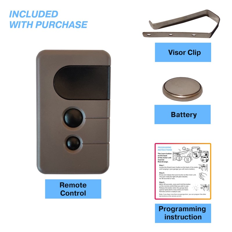 for Sears Craftsman Garage Door Opener Remote 139.53681B HBW1255 Liftmaster