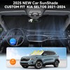 Custom Fit Seltos Windshield Sunshade for 2021-2024 2025 2026 Kia
