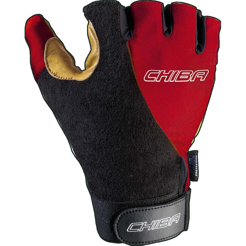Chiba Triple Extra Small Red Argon Kids Wheelchair Glove