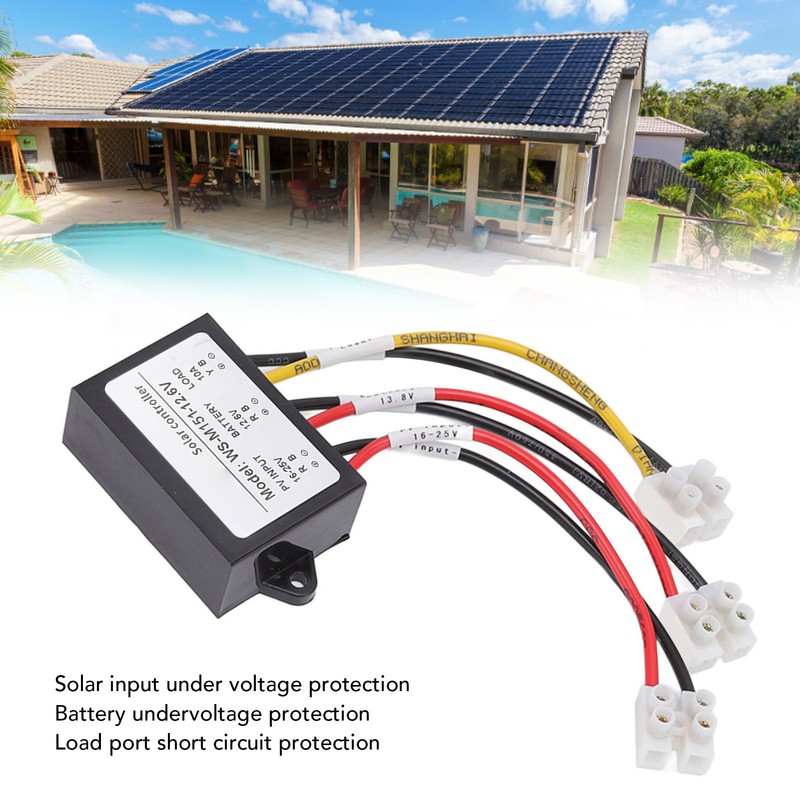 MPPT Solar Controller 150W 10A Photosensitive Night Load Output Solar