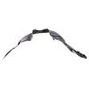 TRQ Front Left Inner Fender Liner Black Drivers Side Compatible