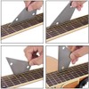 TUOREN 13pcs Guitar Setup Kit Including Guitar Neck Notched Straight