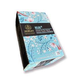 Horley RELAX Infusion de Tila, Hoja de Naranjo Melisa y Hierbaluisa 20 sobres de 1.15 gr.