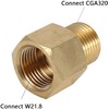 Adapter Cga320 Co2 W21.8 Convertor Adapter Adaptor (W21.8 converted to