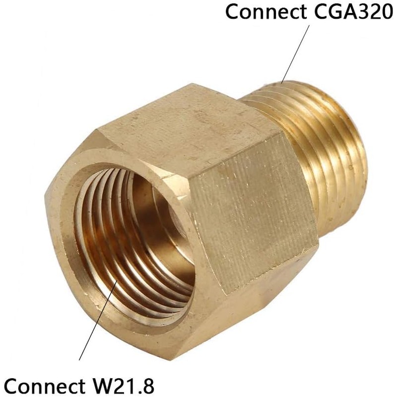 Adapter Cga320 Co2 W21.8 Convertor Adapter Adaptor (W21.8 converted to