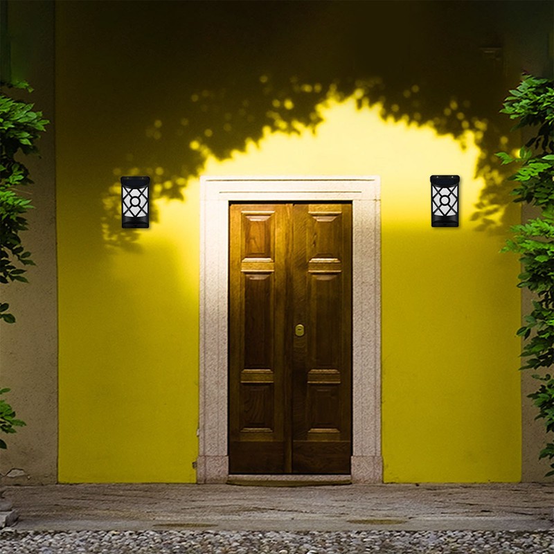 Flames Solar Outdoor Light Outdoor Motion Sensing LED Solar Powered