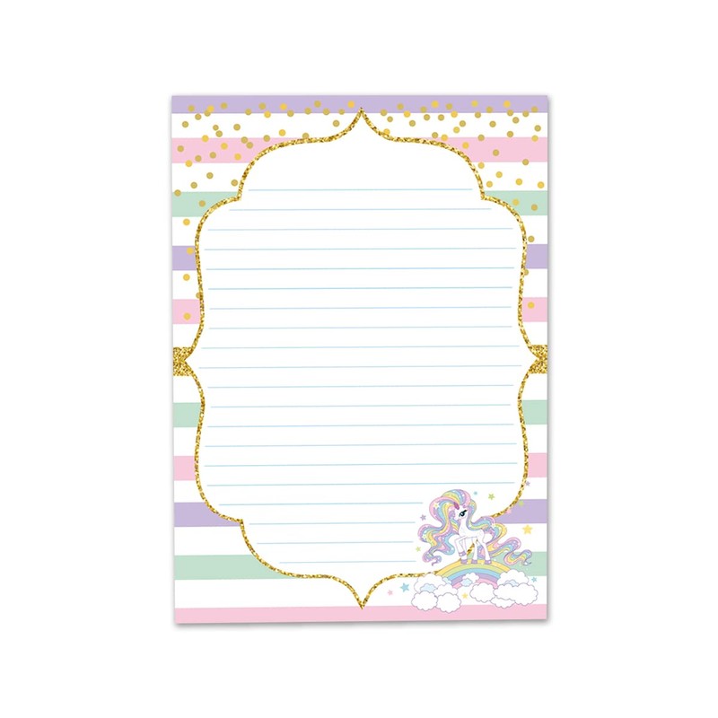 Letter Paper Set Letter Pad with Envelope for Girls Children's