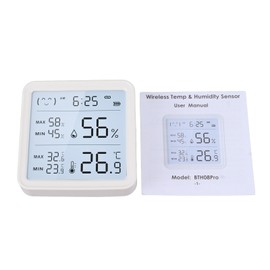 Bluetooth Humidity Temperature Sensor Monitor for Tuya Smart Wireless Digital Hygrometer Gauge for Indoor Home