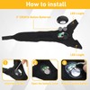 Laexepelle LED Flashlight Gloves for Fishing Camping, Easter Basket Stuffers,