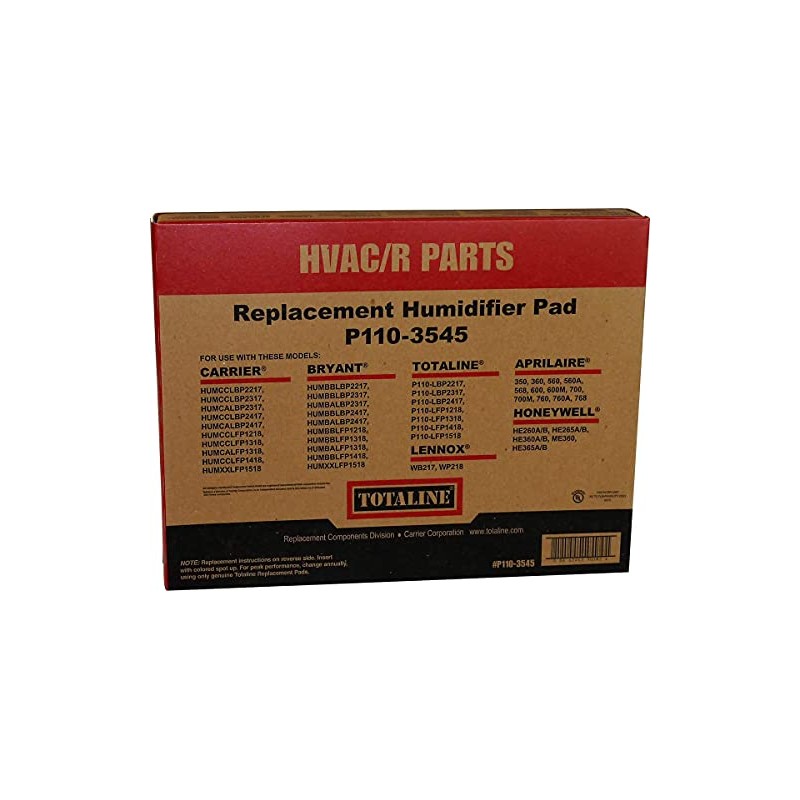 Bryant/Carrier Humidifier Water Panel P110-3545 - Pack of 4