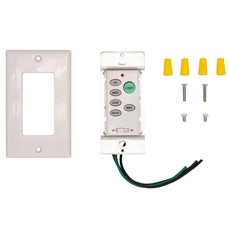 UC9051T 3 Speed Ceiling Fan Wall Control Replacement, Fan Speed,