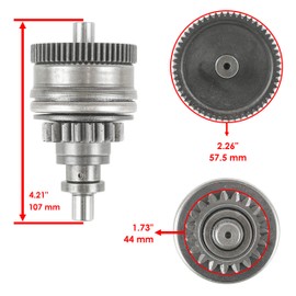 Caltric Starter Drive Bendix Compatible with Yamaha Wave Runner 1200 Gp1200 Gp1200R Waverunner 1997-2002 Jetski