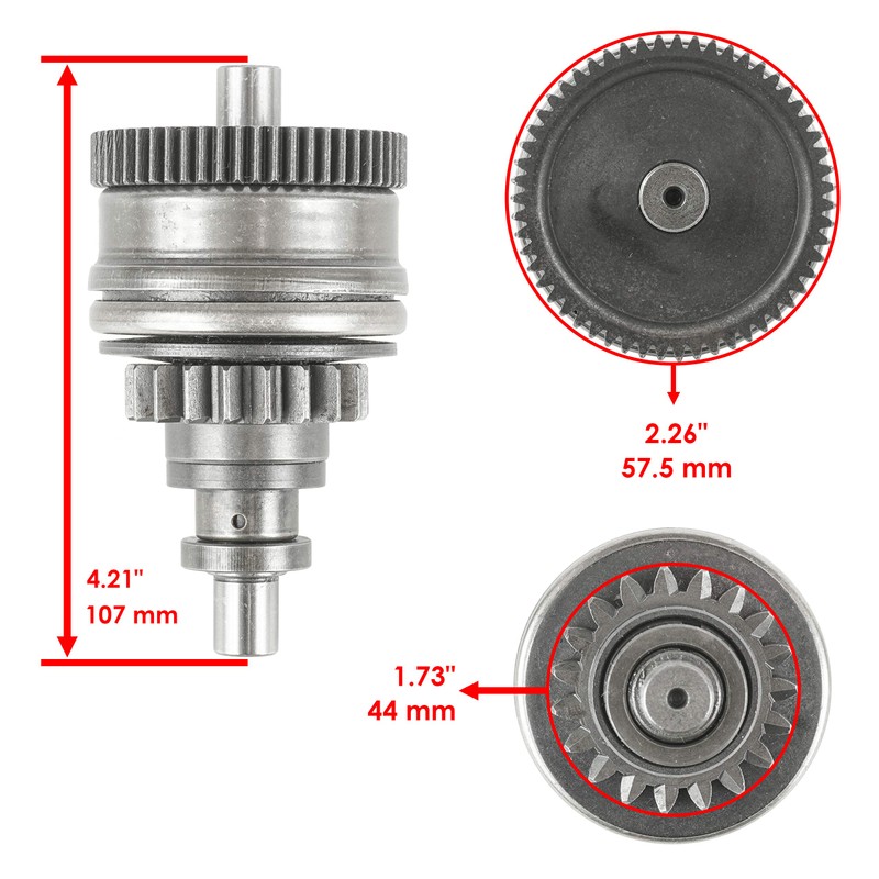 Caltric Starter Drive Bendix Compatible with Yamaha Wave Runner 1200