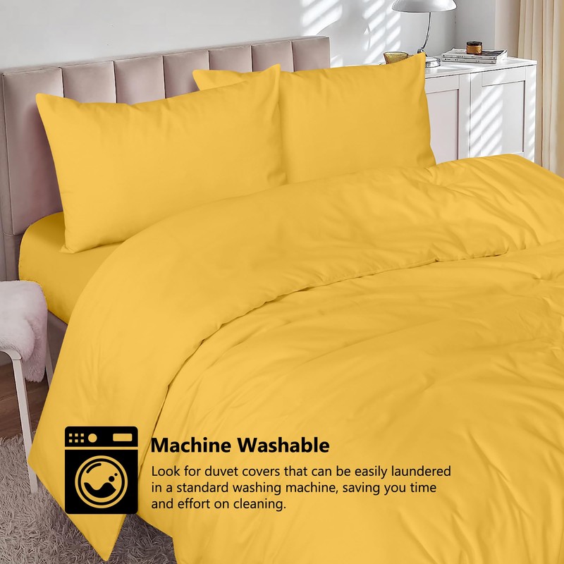 SSW HOMES King Size Duvet Cover Set - 3 Pcs