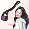 Derma roller facial skin care face scalp gua sha device - 0.2mm / 더마 롤러 얼굴 피부 관리 페이스 두피 괄사 기구 - 0.2mm