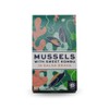 Porto-Muinos. Mussels with Sweet Kombu in Salsa Brava (Spicy Sauce).