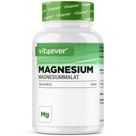 vit4ever Magnesium Malate - 365 Capsules - 300 mg Magnesium