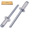 SKIR'CO Countersunk Aluminium Blind Rivets 4.8 x 12 mm Steel