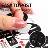 AC Dashboard Button Repair Kit Stickers - Decal Replacement Suitable